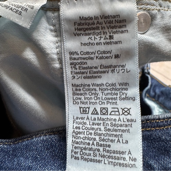 J. Crew Women’s Blue Jeans ‘96 Straight High Rise CC604 Size 30 - Picture 5 of 6